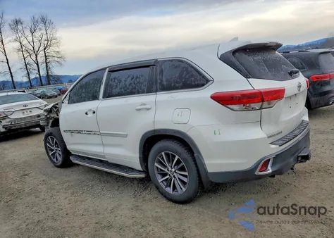 2018 Toyota Highlander Se from USA, damaged, VIN 5TDJZRFHXJS525139